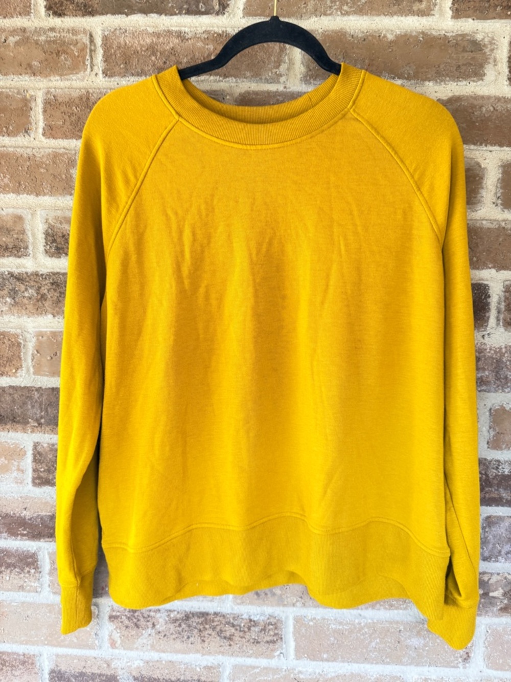 a new day Mustard Yellow Crewneck Sweater